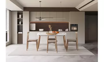 Rolla (Beyaz Meşe) Masa Takımı