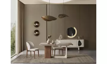 Enna(Ekru) Modern Yemek Odası
