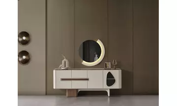 Enna(Ekru) Modern Yemek Odası