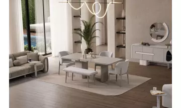 Enna(Gri) Modern Yemek Odası