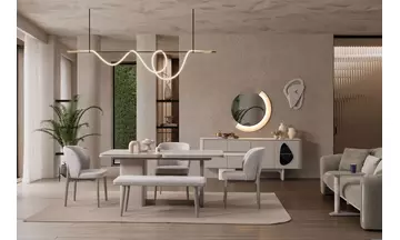 Enna(Gri) Modern Yemek Odası