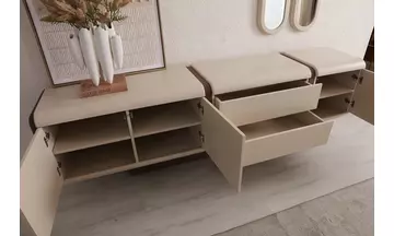 Edra (Krem) Modern Yemek Odası