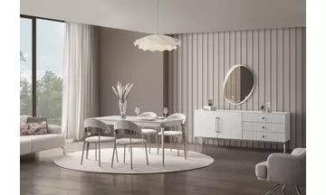 Bronz Modern Yemek Odası