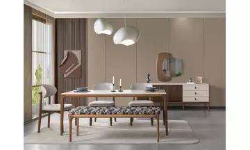 Brown Modern Yemek Odası