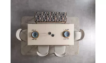 Brown Modern Yemek Odası