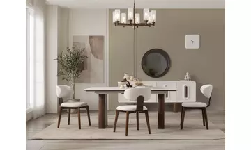 Dion Ceviz Modern Yemek Odası