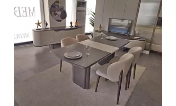 Calista Dark Modern Yemek Odası