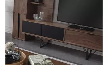 Lavinya Siyah TV Ünite Seti