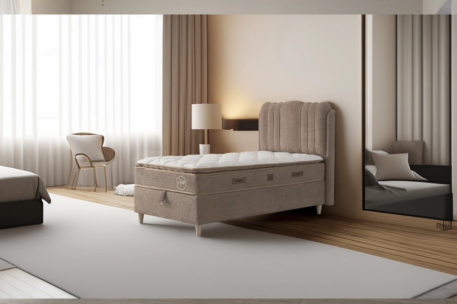 Mokka Modern Yatak Baza Başlık
