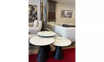 Oba Seramik Yan Sehpa Zigon