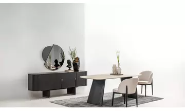 ORİGAMİ ANTRASİT Yemek Odası Takımı