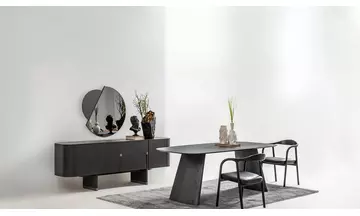 ORİGAMİ ANTRASİT Yemek Odası Takımı