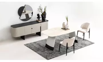 ORİGAMİ AÇIK GRİ Yemek Odası Takımı