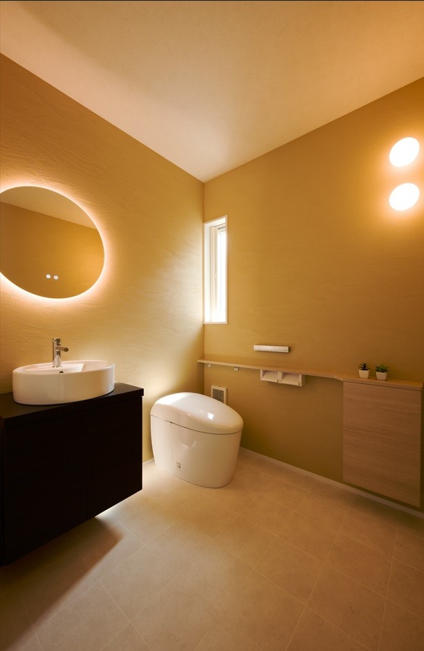 ペトルームのある平屋のおうち。のトイレ写真