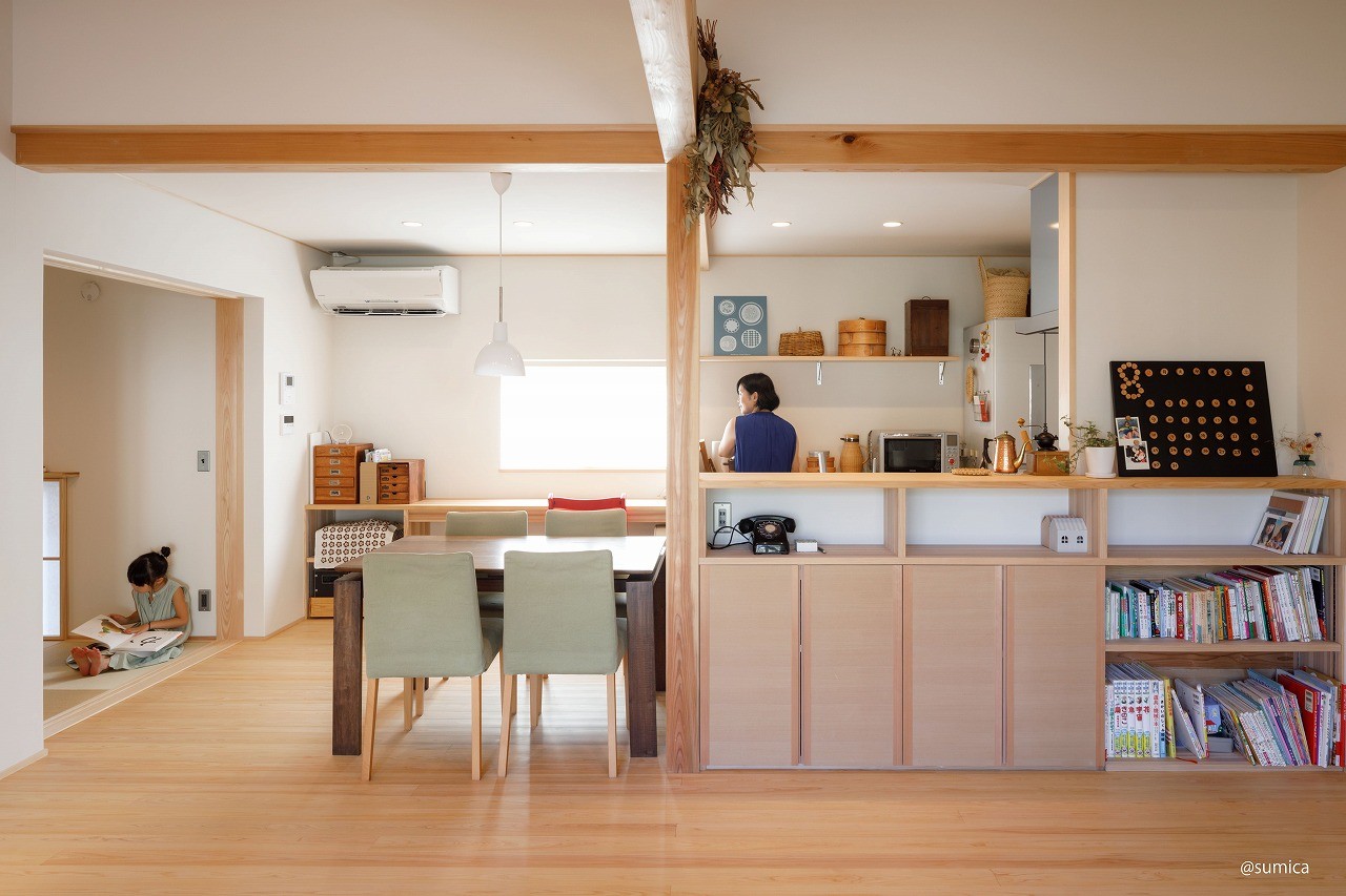 お気に入りの道具たちと永く住み継ぐ平屋の家の外観写真