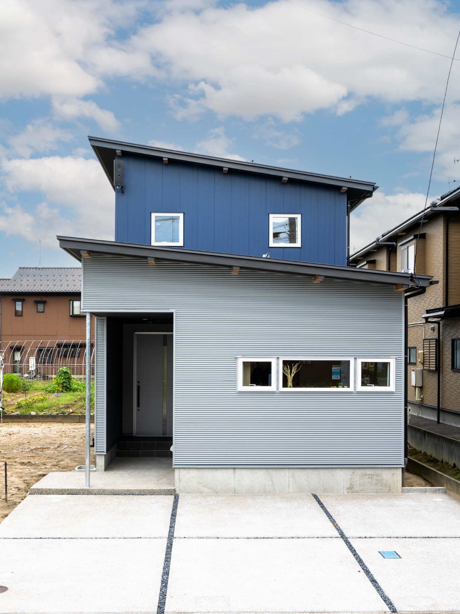 ４０坪の土地に建てる２９坪３LDKの家の外観写真