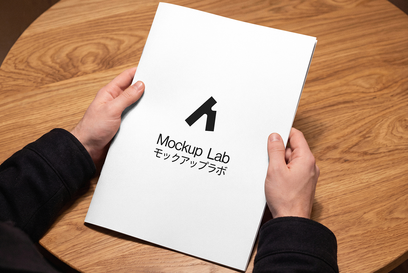 Notebook 05ML mockup with a clean, open-page spread on a light background.