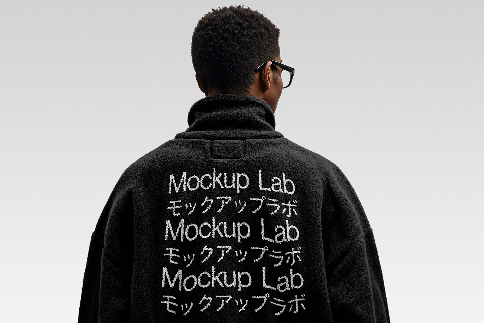 Full front view of a t-shirt and hoodie mockup on a hanger, showcasing design.