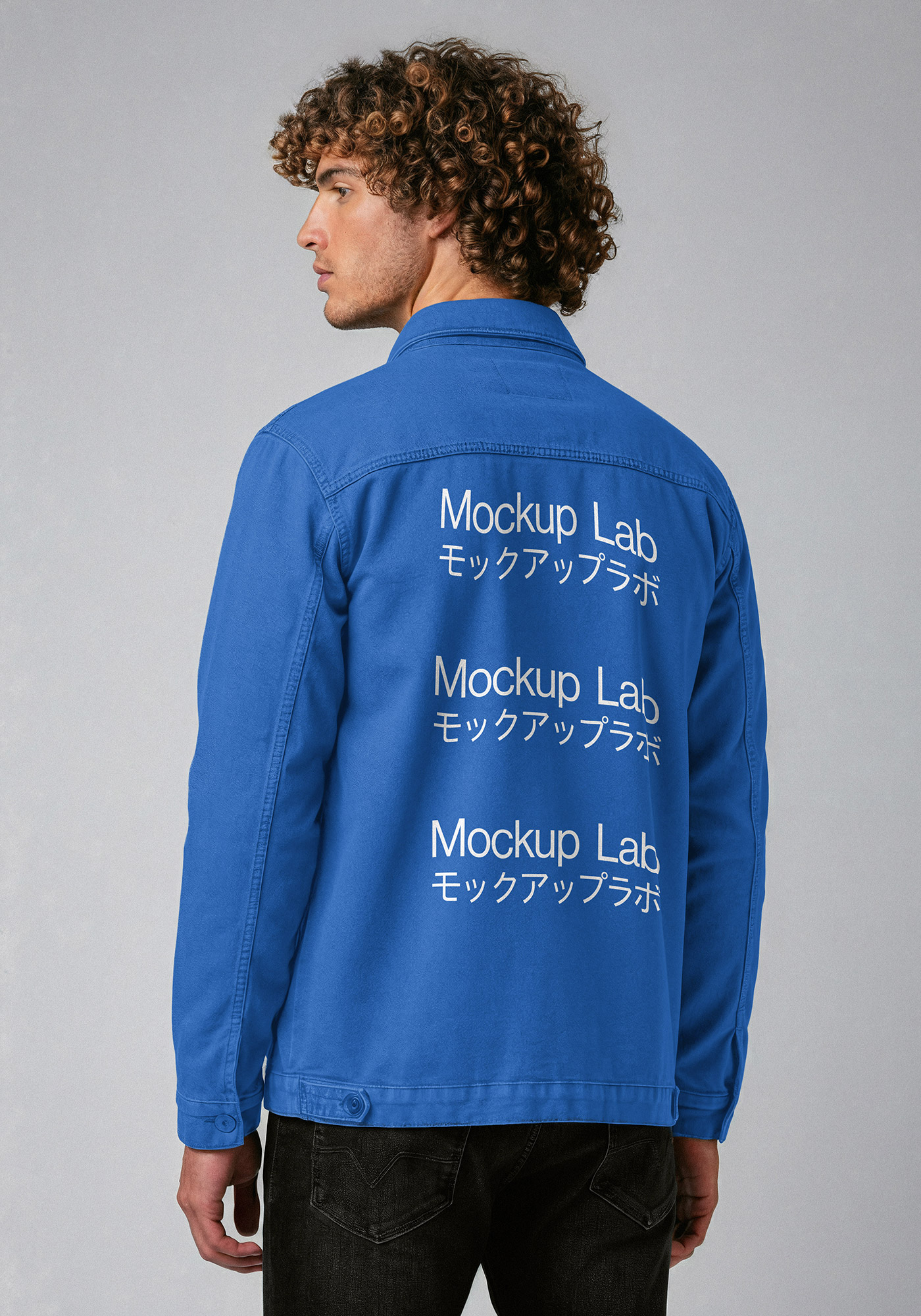 Full front view of the outfit mockup, showcasing the t-shirt and shorts design.