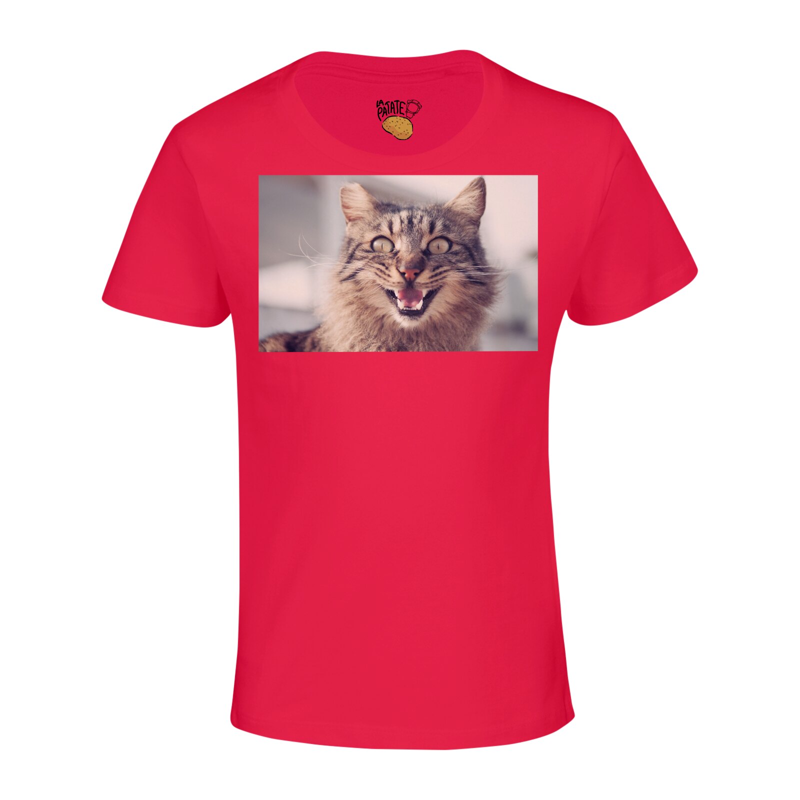 T Shirt Enfant Mixte Bio Chat Marron Tigre Qui Parle Mignon So Cute Animaux Ebay