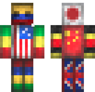 Abstract Minecraft skins - 52 free character skins