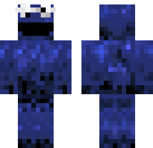 Deep Ocean Guardian Skin - Abstract Minecraft skin for Bedrock 1.21