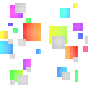 Pixel Mosaic Wanderer Skin - Abstract Minecraft skin for Bedrock 1.21