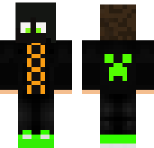 Shadow Creeper Hunter Skin - Abstract Minecraft skin for Bedrock 1.21