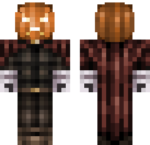 Crimson Shadow Warrior Skin - Abstract Minecraft skin for Bedrock 1.21