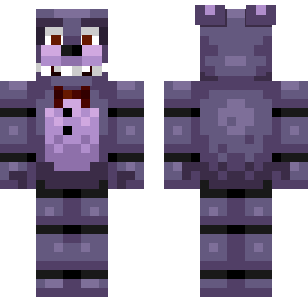 Purple Bear Guardian Skin - Animals Minecraft skin for Bedrock 1.21