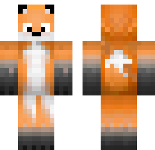 Orange Fox Warrior Skin - Animals Minecraft skin for Bedrock 1.21