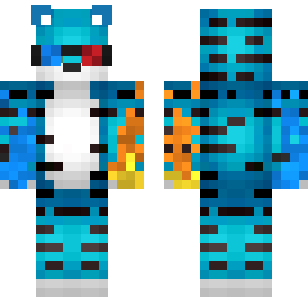 Aquatic Dragon Warrior Skin - Animals Minecraft skin for Bedrock 1.21