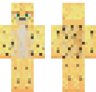 Golden Cheetah Beast Skin - Animals Minecraft skin for Bedrock 1.21