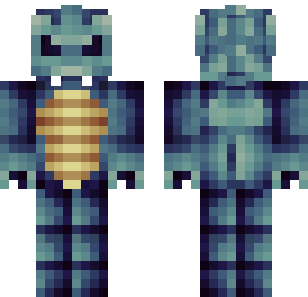 Aquatic Turtle Warrior Skin - Animals Minecraft skin for Bedrock 1.21