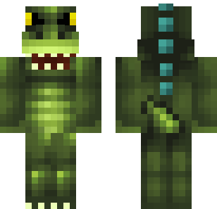 Swamp Monster Beast Skin - Animals Minecraft skin for Bedrock 1.21