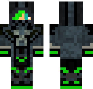 Shadow Tech Warrior Skin - Boys Minecraft skin for Bedrock 1.21