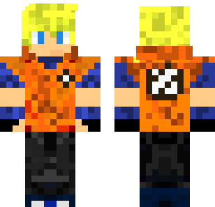 Blazing Naruto Warrior Skin - Boys Minecraft skin for Bedrock 1.21