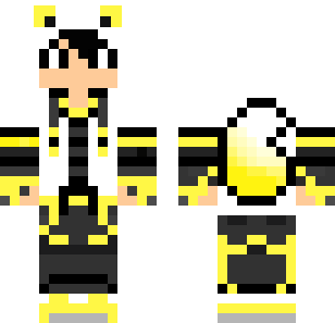 Golden Bee Keeper Skin - Boys Minecraft skin for Bedrock 1.21