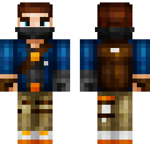 Rugged Explorer Scout Skin - Boys Minecraft skin for Bedrock 1.21