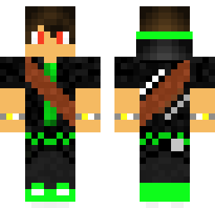 Emerald Forest Archer Skin - Boys Minecraft skin for Bedrock 1.21