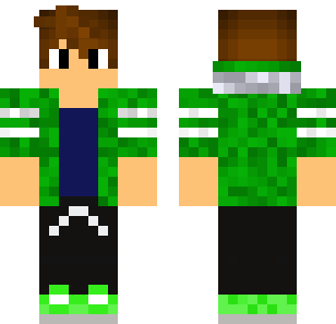 Emerald Forest Ranger Skin - Boys Minecraft skin for Bedrock 1.21