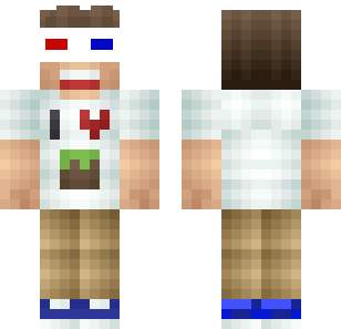 Chef Baker Apron Skin - Boys Minecraft skin for Bedrock 1.21