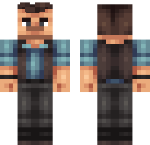 Plaid Lumberjack Explorer Skin - Boys Minecraft skin for Bedrock 1.21