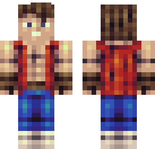 Crimson Vest Explorer Skin - Boys Minecraft skin for Bedrock 1.21