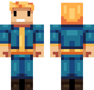 Denim Explorer Scout Skin - Boys Minecraft skin for Bedrock 1.21