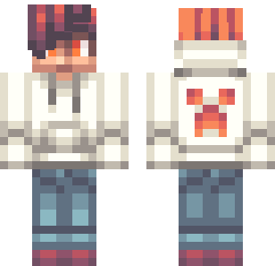 Chef Crimson Apron Skin - Boys Minecraft skin for Bedrock 1.21