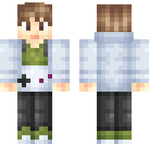 Casual Lab Scientist Skin - Boys Minecraft skin for Bedrock 1.21