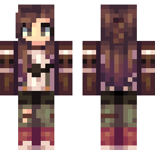 Shadow Forest Ranger Skin - Boys Minecraft skin for Bedrock 1.21