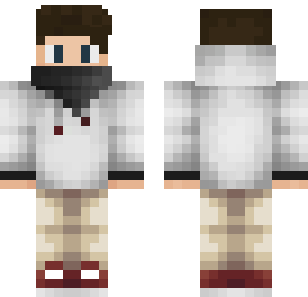 Crimson Tie Scholar Skin - Boys Minecraft skin for Bedrock 1.21