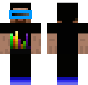 Cosmic Pencil Artist Skin - Boys Minecraft skin for Bedrock 1.21